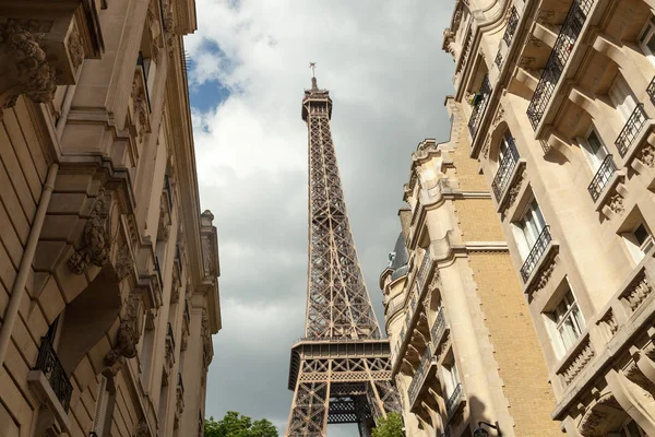 Париж Франція Червня 2018 Маленький Париж Вулиця Видом Знаменитий Париж — стокове фото