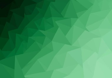 Üçgenlerden oluşan çok renkli çokgen illüstrasyon. Origami tarzında gradyanı olan geometrik arkaplan. İşiniz için üçgen tasarım. Gökkuşağı, spektrum resmi