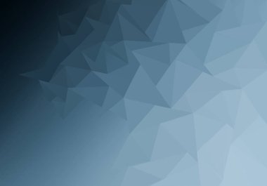 Üçgenlerden oluşan çok renkli çokgen illüstrasyon. Origami tarzında gradyanı olan geometrik arkaplan. İşiniz için üçgen tasarım. Gökkuşağı, spektrum resmi