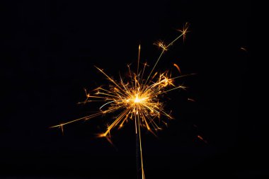 Sparkler arka plan. Noel ve yeni yıl ışıltılı tatil arka plan