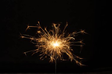 Sparkler arka plan. Noel ve yeni yıl ışıltılı tatil arka plan