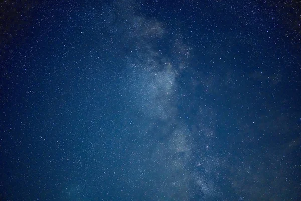 Vía Láctea Galaxia Estrellas Polvo Espacial Universo Fotografía Larga Exposición — Foto de Stock