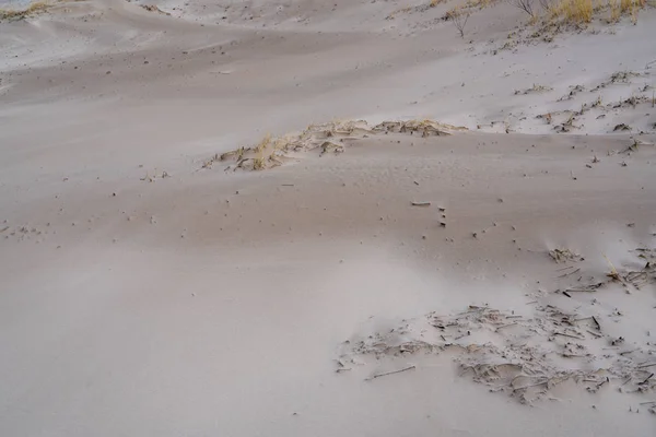 White Sands Seashore Dunes Wind Leveled Light Squares — Stock Photo, Image