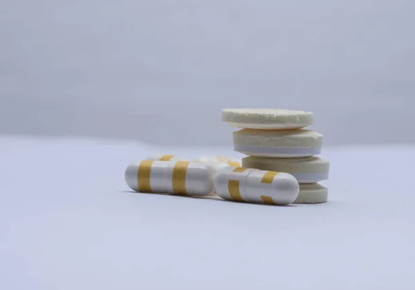Verschiedene Formen Medizinischer Pillen — Stockfoto