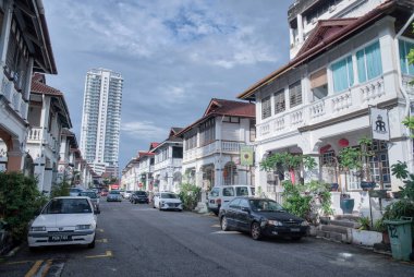 9 Eylül 2018 - Pazar etkinlik/sahne işgal Sahil Caddesi, Georgetown, Penang, Malezya.