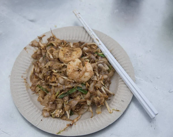 Lezzetli Char Kueh Teow — Stok fotoğraf