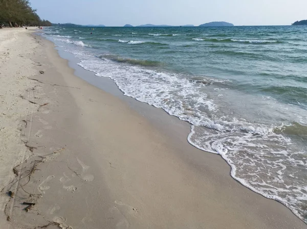 砂浜で散歩 — ストック写真