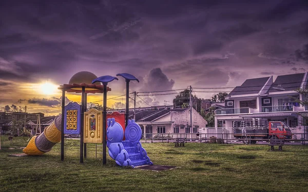 Asia Residential Children Playground — Stock Photo, Image