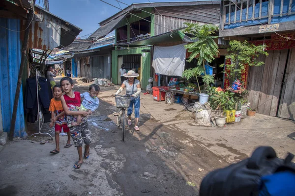 Sihanoukville Kamboçya Şubat 2019 Sihanoukville Balıkçı Köyü Ndeki Balıkçı Evi — Stok fotoğraf