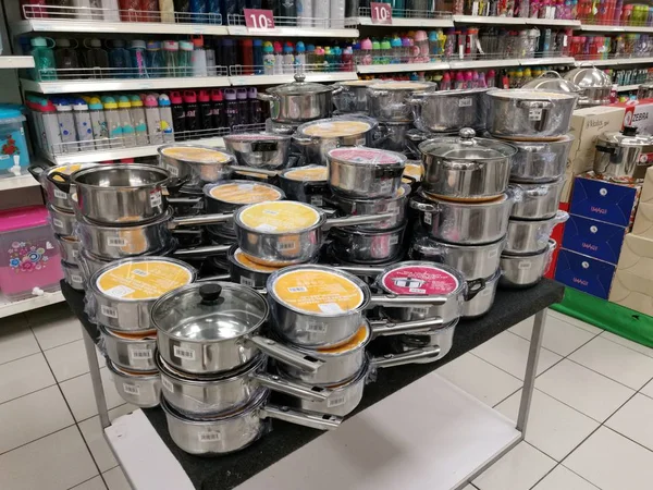 Perak Malezya Mayıs 2019 Aeon Sri Manjung Süpermarket Satılık Raflar — Stok fotoğraf
