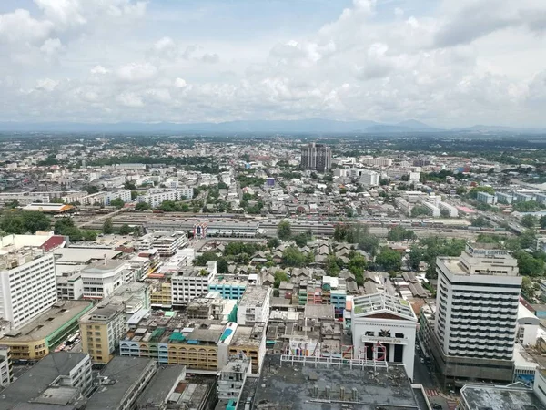 Hatyai Tajlandia Czerwca 2019 Widok Miasto Zachmurzonego Nieba Hatyai — Zdjęcie stockowe