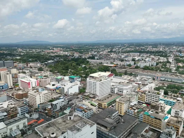 Hatyai Tajlandia Czerwca 2019 Widok Miasto Zachmurzonego Nieba Hatyai — Zdjęcie stockowe