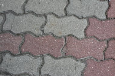 Kaldırım zemin doku deseni