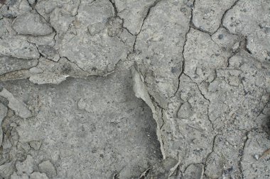 kuruluk nedeniyle kurutulmuş çamur çatlağı