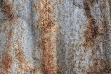 Paslı çinko metal doku.