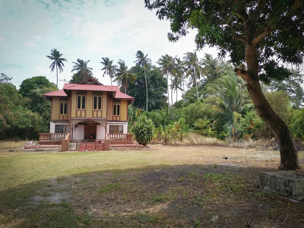 Szene Eines Verlassenen Malaysischen Ferienhauses — Stockfoto