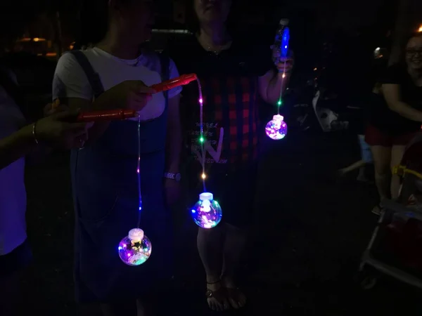 페라크 말레이시아 2019년 11일 Koh Park에서 퍼레이드 등불과 중추절을 축하하는 — 스톡 사진