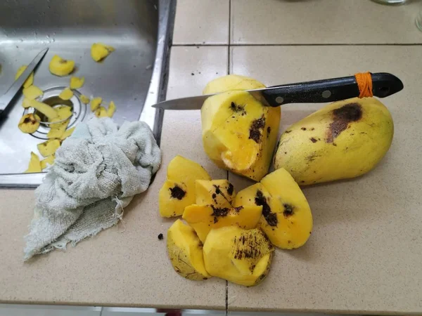 Cena Manga Corte Que Por Acaso Estava Podre — Fotografia de Stock