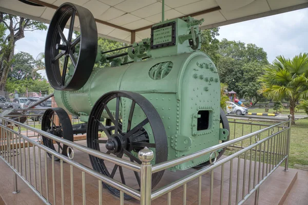 Perak Malaysia Septiembre 2019 Motor Cabina Del Tren Antic Vintage — Foto de Stock