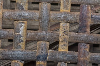 Rattan ağaç kabuğu tasarım dokusu eski mobilya deseninden.