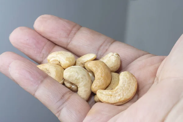 Voedzame Eetbare Geroosterde Cashewnoten — Stockfoto