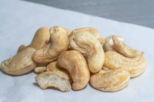 Voedzame Eetbare Geroosterde Cashewnoten — Stockfoto