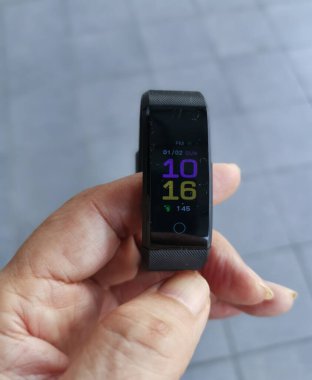 Dijital egzersiz bel saati görüntüsü