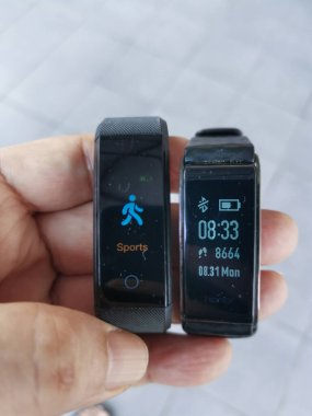 Dijital egzersiz bel saati görüntüsü