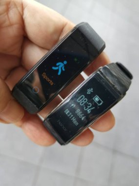 Dijital egzersiz bel saati görüntüsü