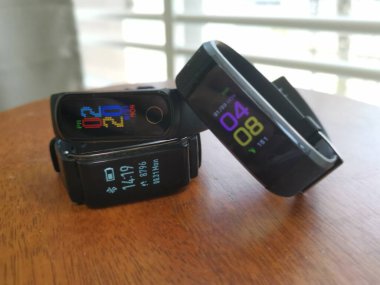 Dijital egzersiz bel saati görüntüsü