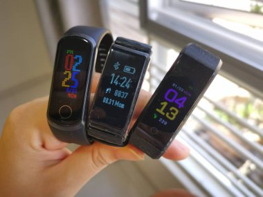 Dijital egzersiz bel saati görüntüsü