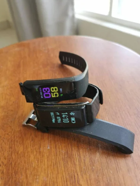 image of digital exercise waistband watch