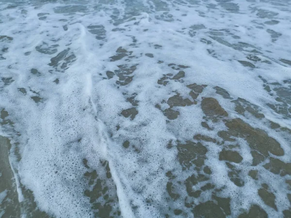 Mer Vagues Scène Près Plage — Photo