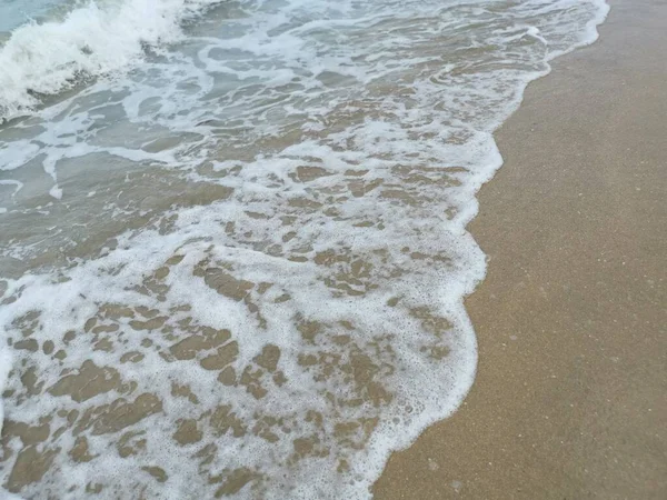 Meereswellen Szene Strand — Stockfoto