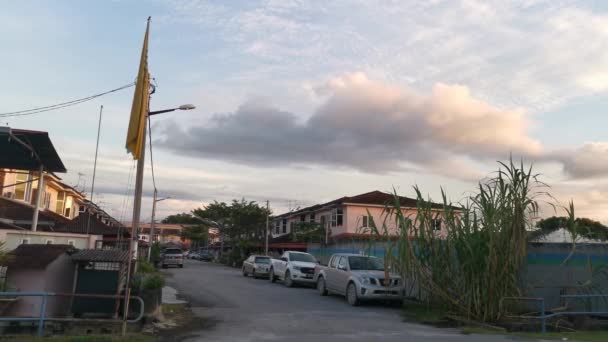 Perak Malaysia October 2020 Time Lapse Footage Colorful Morning Sky — Stock Video