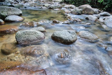Kayalık nehirden akan su