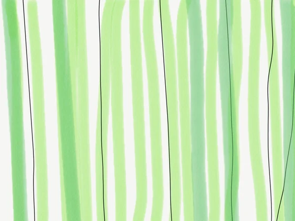 Fondo abstracto con líneas verdes. ilustración raster mano ahogamiento para el diseño y la decoración . —  Fotos de Stock