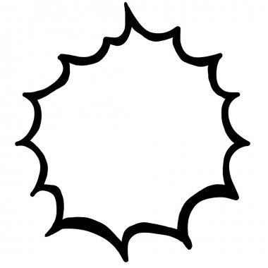 kabarcık konuşma boş alan. posterler, dergiler, kartlar için raster illüstrasyon