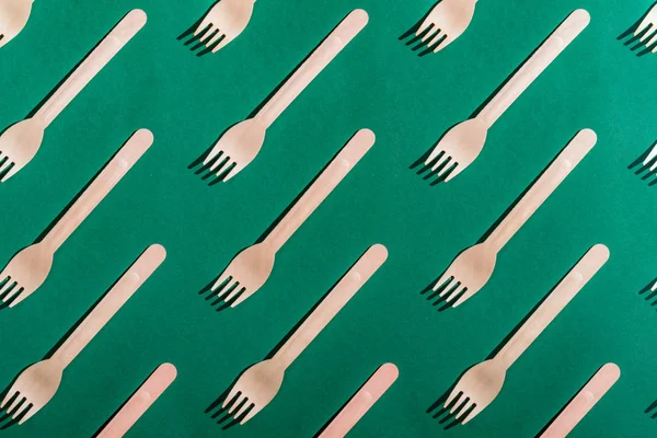 Parallel white forks for experiment — Stock Photo, Image