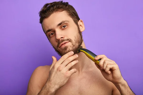 Rasiermesser ist perfekt, ideal für empfindliche Haut — Stockfoto