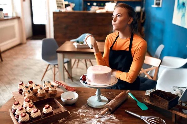 serious unhappy woman isnt satisfied with quality of cream