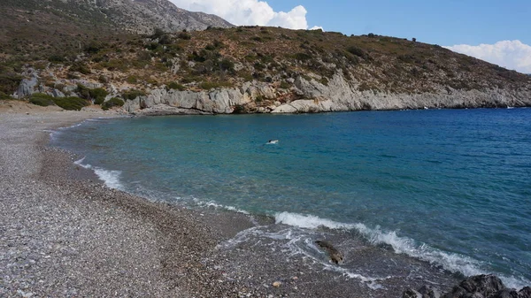 Hermosa bahía de paisaje mediterráneo en Datca Turquía — Foto de Stock