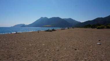 Türkiye'de büyük Mediterranean kum plaj