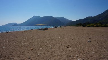 Türkiye'de büyük Mediterranean kum plaj