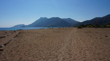 Türkiye'de büyük Mediterranean kum plaj