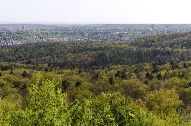 stuttgart vaihingen görünümü, birkenkopf tepeden görülen
