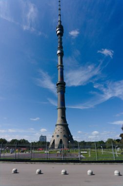 Moskova Rusya Ostankino televizyon kulesi