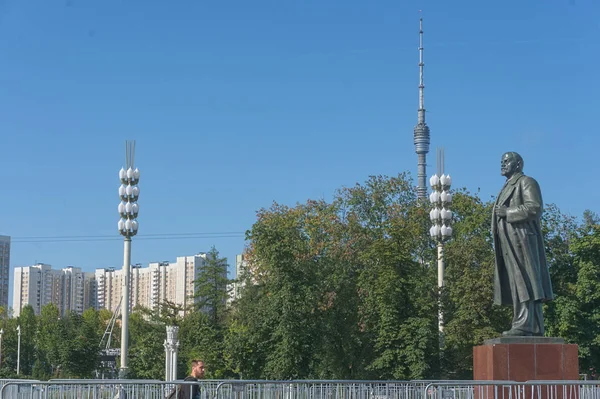 Moskova Rusya Ostankino televizyon kulesi — Stok fotoğraf