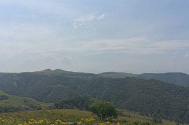 Gümbaşı, 2000 m.'nin üzerinde bir yükseklikte rus kafkasyasında, yeşil çayır manzarasında