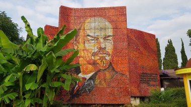 Lenin mosaik sochi, sanat, ham orijinal resim